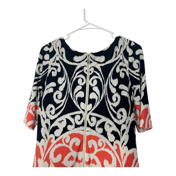 I.N.C. International Concepts Womens Knee Length Dress Sz 8 Floral Print Stretch - Picture 2 of 12